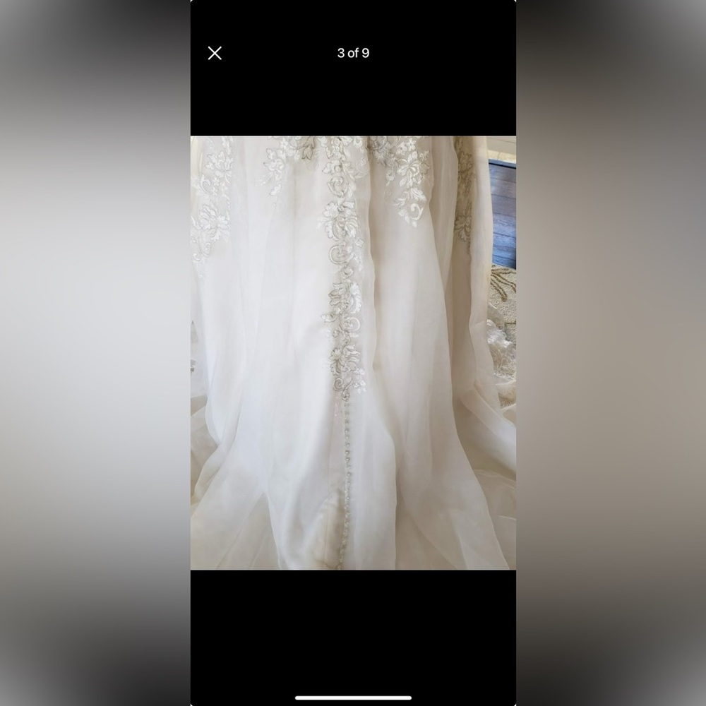 BRAND NEW DAVID TUTERA WEDDING GOWN - Picture 6 of 7